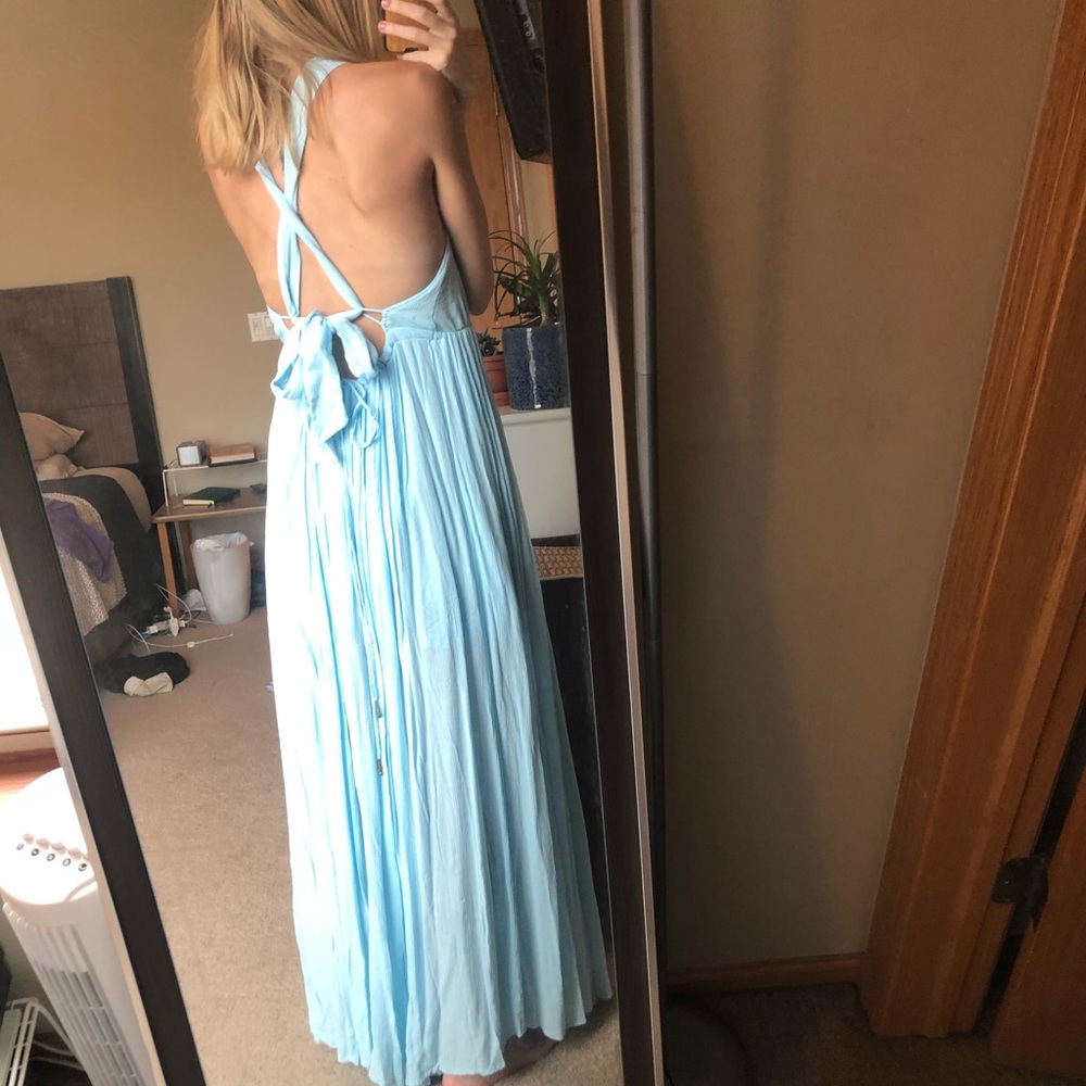 Free people Maxi Blue dress